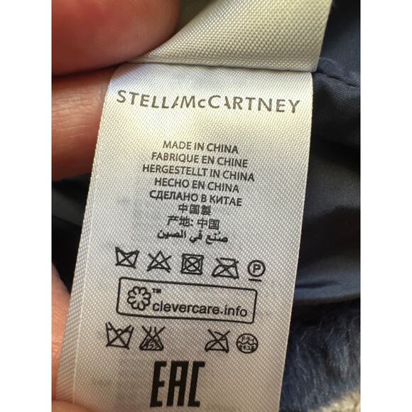 Stella McCartney Kids Faux Fur & Denim Hooded Jacket – Size 8 (130/64) - Picture 7 of 11